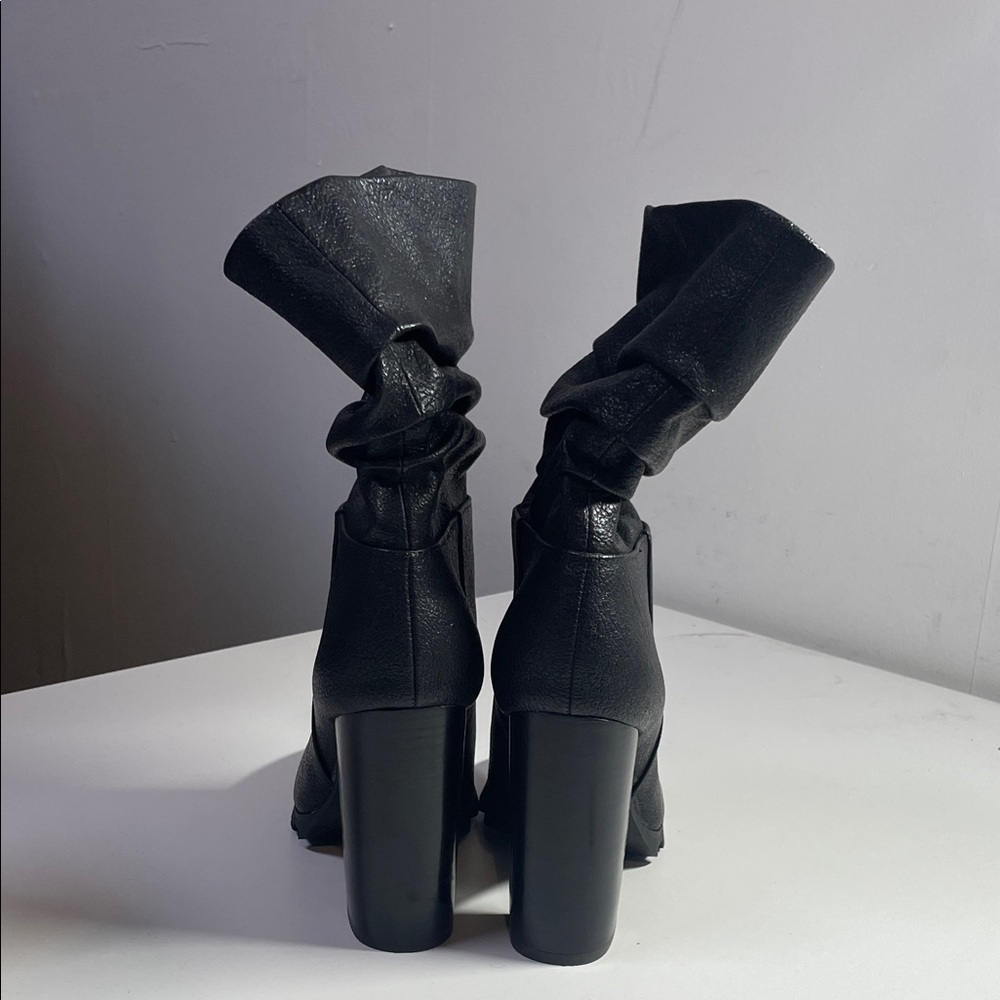 Katy Perry Collections Black Heeled Boots - Picture 2 of 9